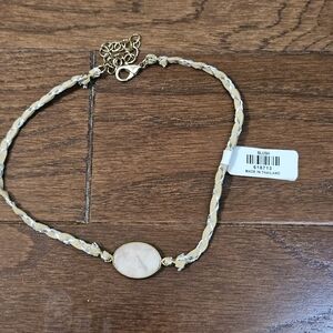 francesca Blush pink choker necklace